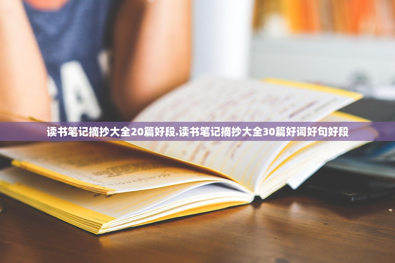 读书笔记摘抄大全20篇好段.读书笔记摘抄大全30篇好词好句好段