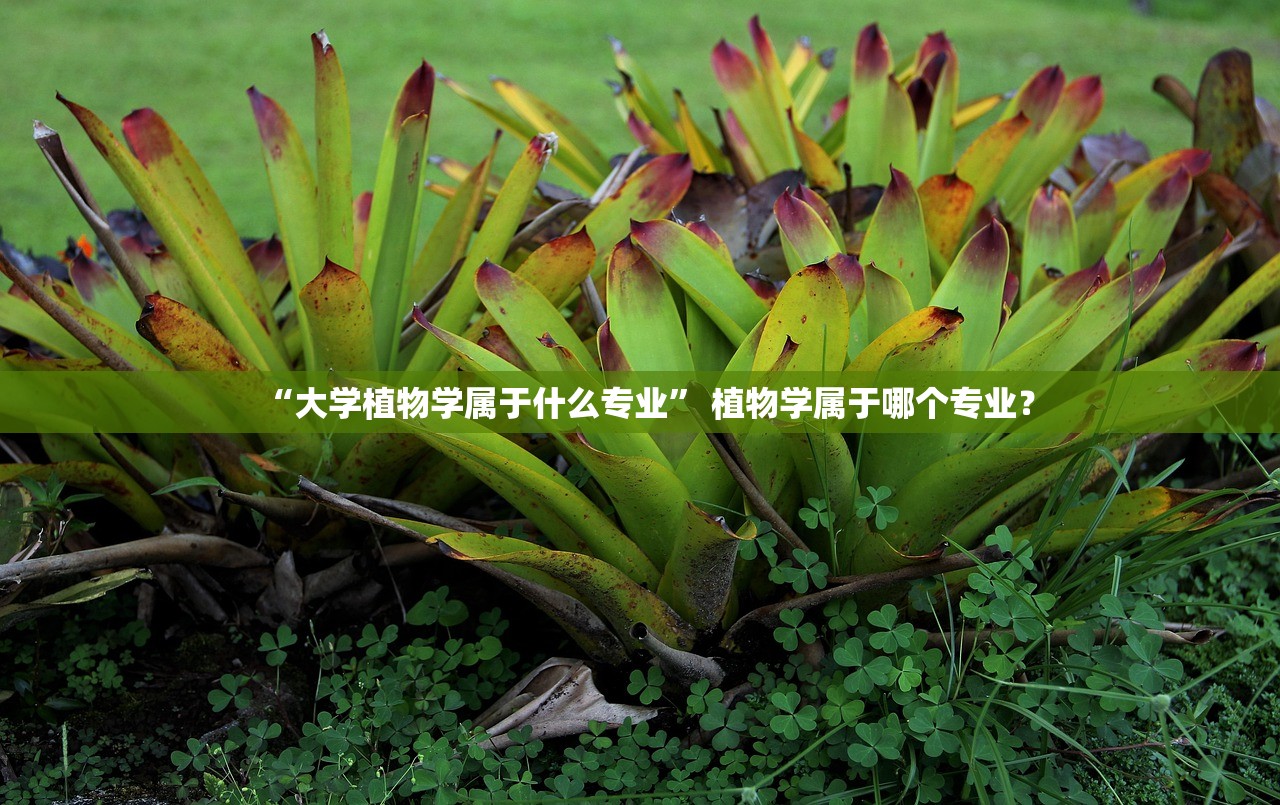 “大学植物学属于什么专业” 植物学属于哪个专业？