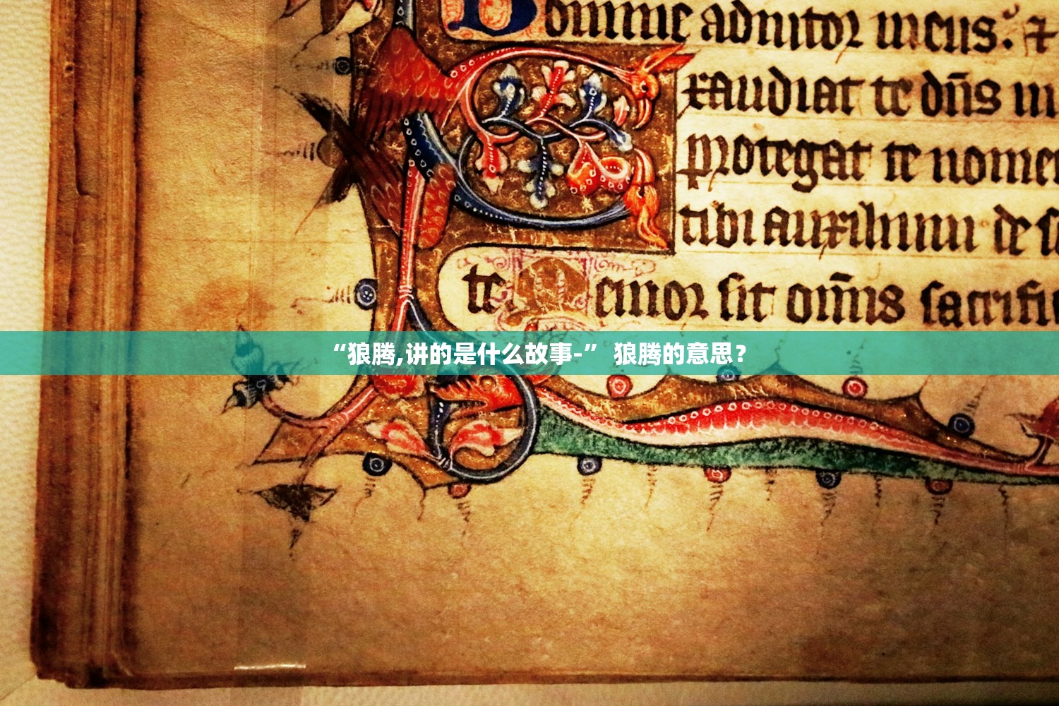 “狼腾,讲的是什么故事-	” 狼腾的意思？