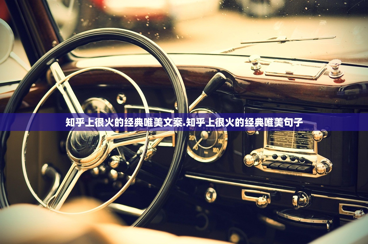 知乎上很火的经典唯美文案.知乎上很火的经典唯美句子