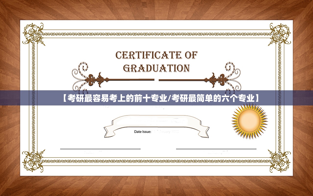 【考研最容易考上的前十专业/考研最简单的六个专业】 【考研最容易考上的前十专业/考研最简单的六个专业】